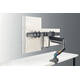 Monitorarm Kensington SmartFit dubbel dwarsbalk en handgreep