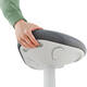 Actieve zit-sta kruk Leitz Ergo met gasveer 57-82 cm grijs