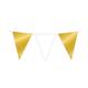 Party Flag Foil Gold and white