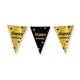 Classy Party flags foil Happy Birthday