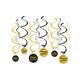 Classy party swirls Happy birthday