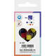 Mozaieksteentjes Folia 10x10mm glas basis assorti