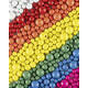 Houten kralen Folia 1000 gram assorti