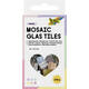 Mozaieksteentjes Folia 10x10mm glas pastel assorti