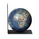 Boekensteun Troika met magnetische globe 13cm blauw-groen