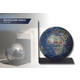 Boekensteun Troika met magnetische globe 13cm blauw-groen