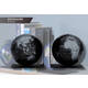 Boekensteun Troika met magnetische globes 13cm set à 2 stuks zwart