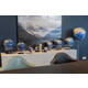 Globe Troika 20cm blauw-groen