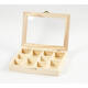Doos Creativ Company 15.5x20.5x3.5cm hout met glazen deksel