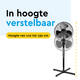 Statiefventilator BRASQ F300 Ø 40cm zwart