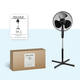 Statiefventilator BRASQ F300 Ø 40cm zwart