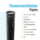 Torenventilator BRASQ F500 H79cm zwart