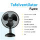 Tafelventilator BRASQ F400 Ø 30cm zwart
