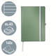 Notitieboek Leitz Style A5 lijn 160 pagina's 100gr groen