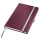 Notitieboek Leitz Style A5 lijn 160 pagina's 100gr rood