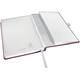 Notitieboek Leitz Style A5 lijn 160 pagina's 100gr rood