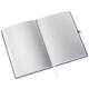 Notitieboek Leitz Style A5 lijn 160 pagina's 100gr blauw