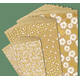 Cadeauzak Clairefontaine 12x24x4.5cm kraft golven 50 stuks