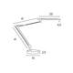 Bureaulamp Unilux Mamboled 2.0 led zwart