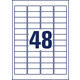 Etiket Avery L7873-20 45.7x21.2mm 960 stuks