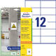 Etiket Avery L7875-20 105x48mm 240 stuks