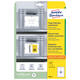 Positioneeretiket Avery 8001 120x80mm bedrukt 20 stuks