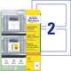 Positioneeretiket Avery 8002 160x120mm bedrukt 10 stuks
