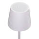 Tafellamp Securit Feline LED oplaadbaar dimbaar wit