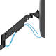 Monitorarm Neomounts NEXT Slim dual 17-32" zwart