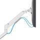 Monitorarm Neomounts NEXT Slim dual 17-32" wit
