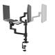 Monitorarm met laptophouder Neomounts NEXT Lite single 17-27" zwart
