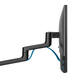 Monitorarm met laptophouder Neomounts NEXT Lite single 17-27" zwart
