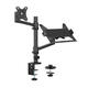 Monitorarm met laptophouder Neomounts NEXT Lite single 17-27" zwart