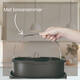 Afvalbak Desq Touch 50 liter RVS zilver