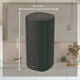 Afvalbak Desq Touch 30 liter RVS zwart