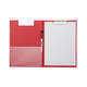 Klembordmap MAUL A4 staand PVC met penlus rood