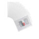Enveloptas Djois Color Collection A4 horizontaal geperforeerd transp