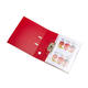Enveloptas Djois Color Collection A4 horizontaal geperforeerd transp