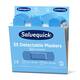 Pleisters Salvequick blauw detectable refill 6x 35 stuks