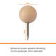 Punaises Nobo hout voor memobord 40 stuks