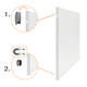 Whiteboard Nobo Infinity randloos 90x120cm