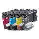 Inktcartridge Brother LC-521 zwart + 3 kleuren