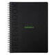 Notitieboek Rhodia Greenbook recycled A4+ lijn 160 pagina's 90gr hc