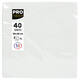 Servet Pronappe 1/4 vouw 2-laags 380x380mm 40 vel wit