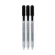 Gelschrijver Sakura Gelly Roll Classic 08 klikfunctie zwart 3 stuks