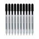 Gelschrijver Sakura Gelly Roll Classic 08 klikfunctie zwart 10 stuks