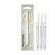 Gelschrijver Sakura Gelly Roll Classic 08 klikfunctie set à 3  wit