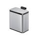 Afvalbak EKO Puro klein 7 liter zilver