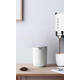 Afvalbak EKO Fandy 2 tafelmodel met swingdeksel 2,2 liter wit