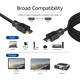 Kabel ACT HS v2.0 HDMI-A male - HDMI-A male (AWG30) 1 meter